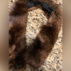 Fur Collar ( faux fur) for Jacket/ Sweater